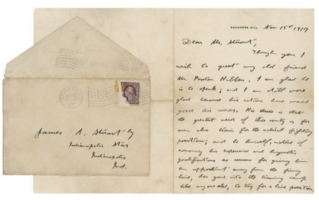 Lot #103 Theodore Roosevelt: Roosevelt’s ringing endorsement: “He can well afford to lead by patriotic precept; for he is also primarily teaching by patriotic example.” - Image 1