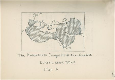 Lot #359 Alan Shepard: ?GEOGRAPHY SUCH AS NEVER SEEN BEFORE?: Decades before his historic space flight, schoolboy ALAN SHEPARD outlines the history of the Middle Ages - Image 2