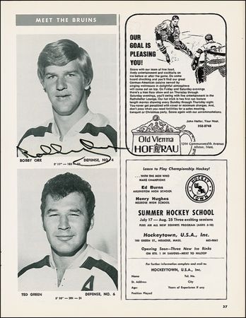Lot #1241 Boston Bruins Program - Image 4