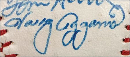 Lot #1170 Harry Agganis and the Boston Red Sox Baseball - Image 7