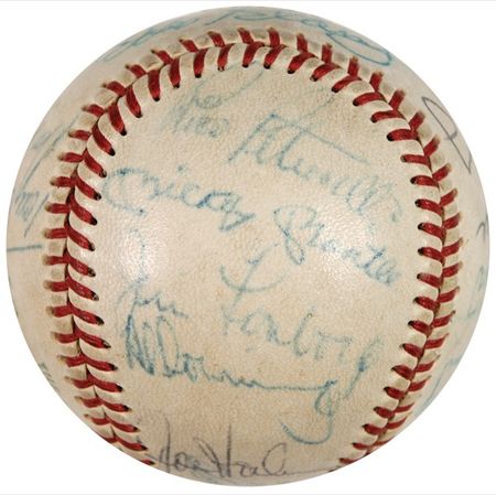 Lot #1202 Baseball: 1967 All Stars: ‘67 All Stars including Mantle, and Tony C. - Image 6