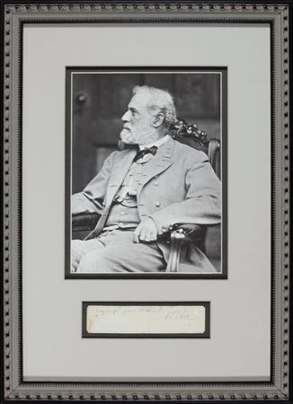 Lot #274 Robert E. Lee Signature - Image 1