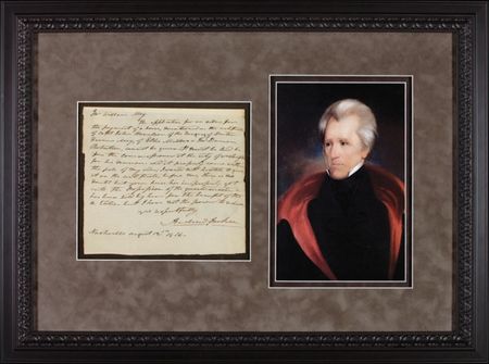 Lot #56 Andrew Jackson: HORSE CENTS: A year after his decisive victory at New Orleans, JACKSON looks into reimbursement for a Ranger’s “improperly” sold horse - Image 1