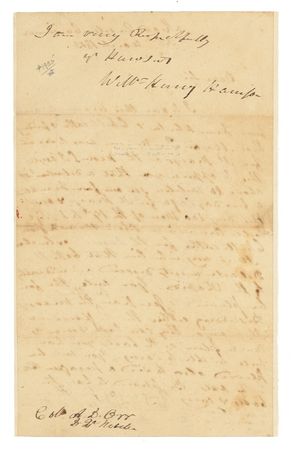 Lot #50 William Henry Harrison: Early military ALS: “I write this to apprise you that a detachment of about 80 militia set out from Franklinton” - Image 1
