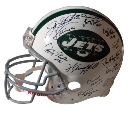 Lot #1470 NY Jets Football Helmet - Image 1