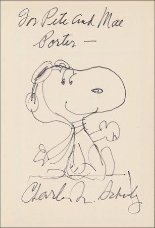 Lot #476 Charles Schulz: Snoopy?s ?pilot project? - Image 1