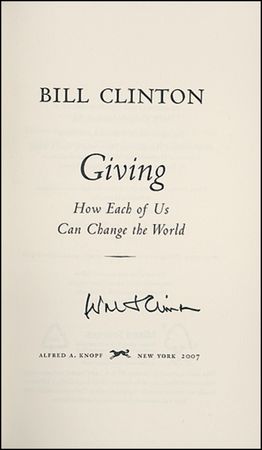 Lot #21 Bill Clinton Book