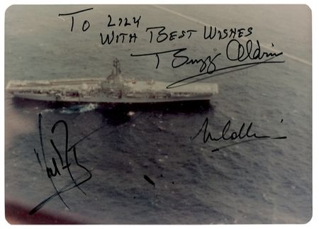 Lot #302 Apollo 11 Signed Photograph - Image 1