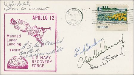 Lot #306 Apollo 12 Commemorative Cover - Image 1