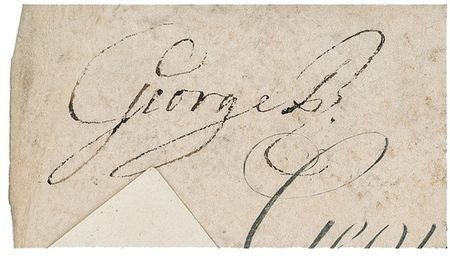 Lot #178 George III Signed Document - Image 2