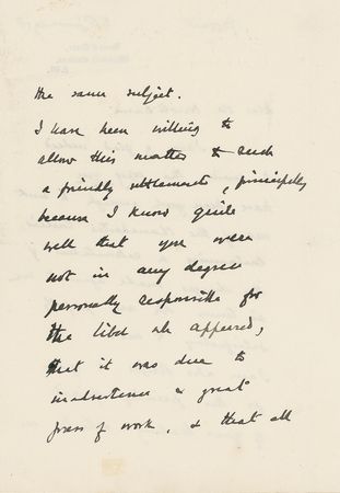 Lot #150 Winston Churchill: MEETING THE PRESS—HALFWAY: CHURCHILL accepts the retraction of a libelous article, citing an editor’s “honourable traditions of journalism” - Image 2