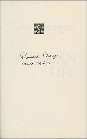 Lot #95 Ronald Reagan Book - Image 1