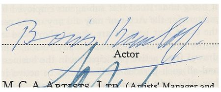 Lot #915 Boris Karloff Signed Document - Image 3