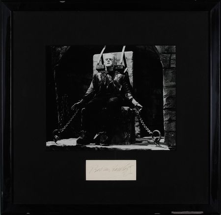 Lot #917 Boris Karloff Signature - Image 1