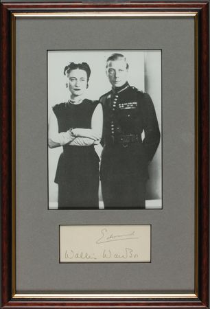 Lot #251 Duke and Duchess of Windsor Signature - Image 1