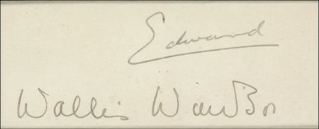 Lot #251 Duke and Duchess of Windsor Signature - Image 2