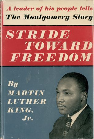 Lot #207 Martin Luther King, Jr: ?TODAY THE CHOICE ... IS EITHER NONVIOLENCE OR NONEXISTENCE?: KING signs his epochal memoir of the Montgomery bus boycott - Image 2