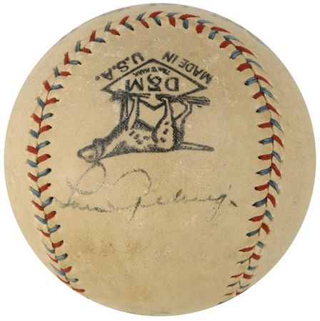 Lot #1517 Babe Ruth and Lou Gehrig: BASEBALL?S DYNAMIC DUO: The ?SULTAN OF SWAT? and the ?IRON HORSE? signed ball - Image 1
