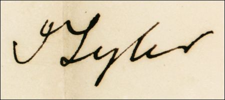 Lot #113 John Tyler: 1842 whaling ship?s papers - Image 2