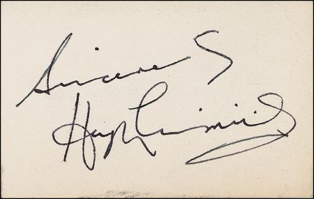 Lot #861 Hugh Griffith Signature - Image 1