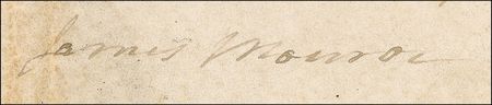 Lot #94 James Monroe Signed Document - Image 2