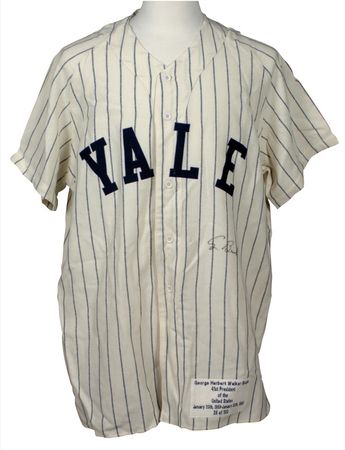 Lot #9 George Bush Baseball Jersey