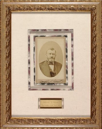 Lot #54 U. S. Grant Signed Photograph - Image 1