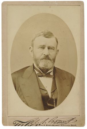 Lot #54 U. S. Grant Signed Photograph - Image 2