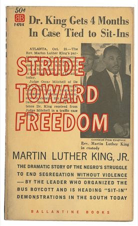 Lot #206 Martin Luther King, Jr: “THE CHRONICLE OF 50,000 NEGROES WHO TOOK TO HEART THE PRINCIPLES OF NON-VIOLENCE”: KING signs his historic memoir of the Montgomery Bus Boycott - Image 2