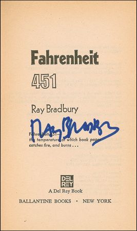 Lot #426 Ray Bradbury Book - Image 1