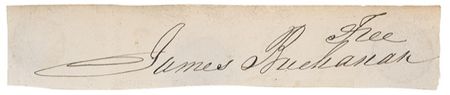 Lot #5 James Buchanan Free Frank