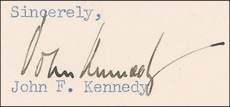 Lot #80 John F. Kennedy Typed Letter Signed - Image 2