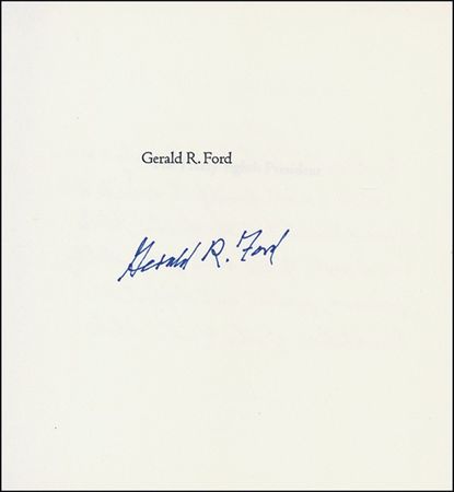 Lot #43 Gerald Ford Book - Image 1