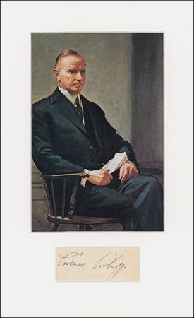 Lot #29 Calvin Coolidge Signature - Image 2