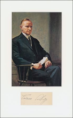 Lot #29 Calvin Coolidge Signature - Image 3