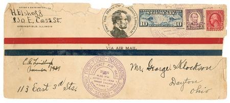Lot #382 Charles Lindbergh: Lindy remembers his role in the inaugural airmail flight - Image 1