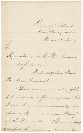 Lot #296 Winfield Scott Hancock Handwritten Letter Signed - Image 1