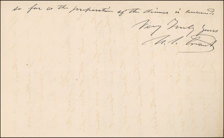 Lot #55 U. S. Grant: His “other” presidency: “To authorize you to act as President in the absence of both the President & Vice President” - Image 3