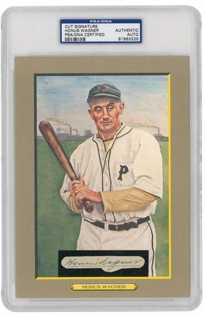 Lot #1436 Honus Wagner Signature - Image 1