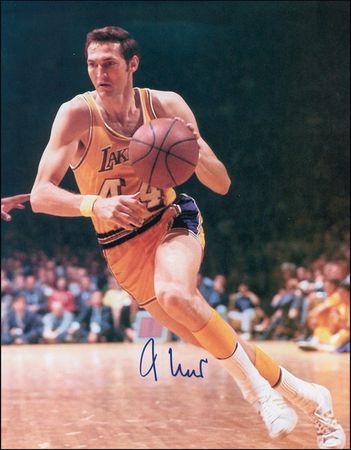 Lot #1083 Kareem Abdul-Jabbar and Jerry West Group Lot - Image 2