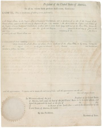 Lot #70 Thomas Jefferson and James Madison Signed Document - Image 1
