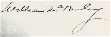 Lot #90 William McKinley Signed Document - Image 2