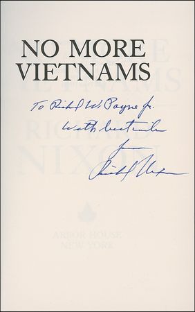 Lot #97 Richard Nixon Book - Image 1