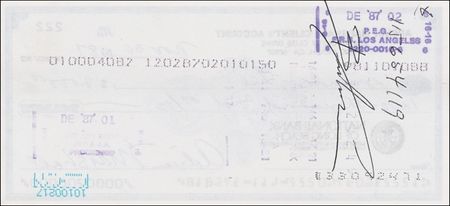 Lot #893 Brandon Lee Endorsement - Image 2