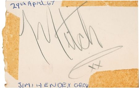 Lot #612 Jimi Hendrix Experience: Experience necessary: Signatures of HENDRIX, REDDING, and MITCHELL - Image 1