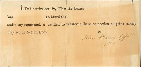 Lot #267 John Barry Signed Document - Image 1