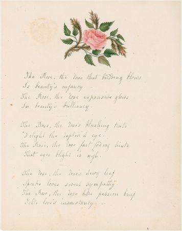 Lot #2 Louisa Catherine Adams: “Thus man shall