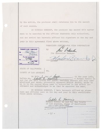 Lot #736 Marlon Brando: VIVA MARLON: BRANDO signs on to play Mexican revolutionary Emiliano Zapata - Image 2