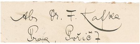 Lot #461 Franz Kafka: Writing to his fiancée - Image 1