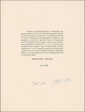 Lot #499 Gertrude Stein and Juan Gris: ?If she follows, let her go, one two three four five six seven?: STEIN and GRIS sign a whimsical collaboration - Image 1